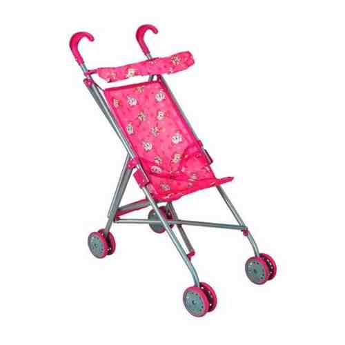 Детская игрушечная прогулочная коляска-трость Amidea для кукол Mixy 8003 с козырьком арт. 101598211638