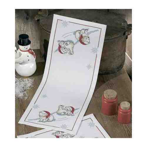 Дорожка Белые медведи набор для вышивания арт. 101453641179