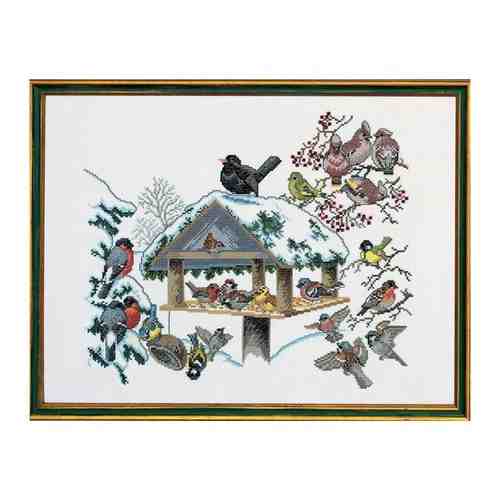 Eva Rosenstand 12-352 Птичья кормушка Счетный крест 67 x 51 см Набор для вышивания арт. 100928463555