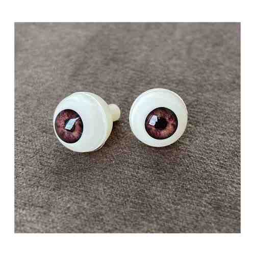 Глаза для кукол, акриловые - 14мм (10-BROWN) арт. 101400956679