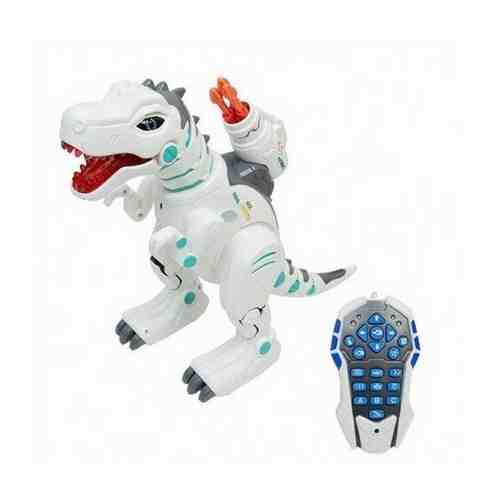 Интерактивный динозавр игрушка на пульте управления (Русский язык, свет, звук, пар, стреляет, 30 см) 88002 арт. 101091930937