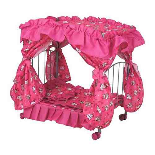 Кроватка для кукол с балдахином 8891B Buggy Boom Loona, игрушка для девочки арт. 101109363770