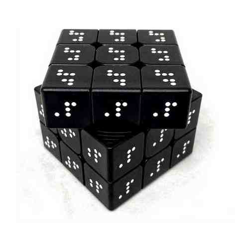 Кубик Рубика для слепых Z 3x3 Blind cube, black арт. 101471640050