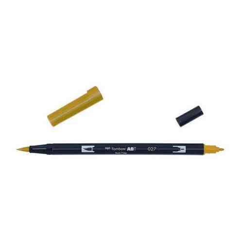 Маркер-кисть Tombow ABT Dual Brush Pen 027 охра насыщенная арт. 101320616784