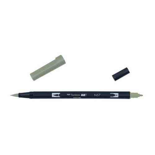Маркер-кисть Tombow ABT Dual Brush Pen N57 теплый серый 5 арт. 101320029863