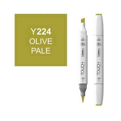 Маркер Touch Twin Brush 224 оливковый светлый Y224 арт. 101095608430