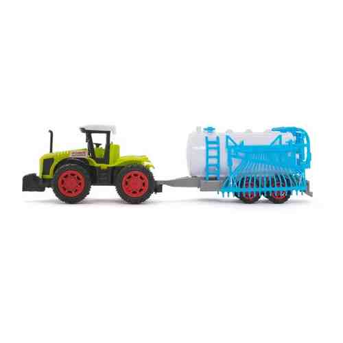 Машинка детская, трактор с прицепом, фрикционный арт. 101670216658