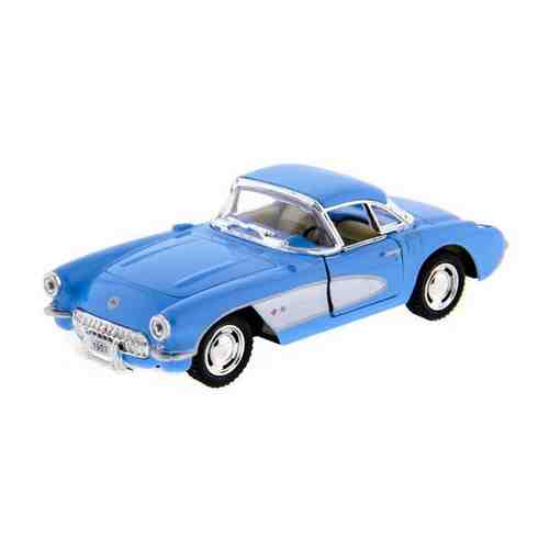 Машинка Kinsmart 1957 Chevrolet Corvette (KT5316W) 1:34, 13 см, голубой арт. 101255251730