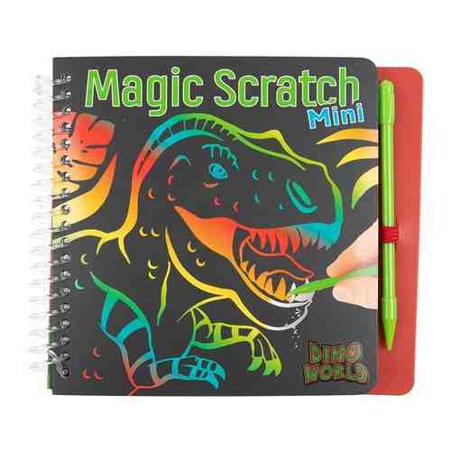 Мини-альбом для творчества Depesche Волшебное царапание Dino World Magic Scratch (0410711) арт. 101451162286