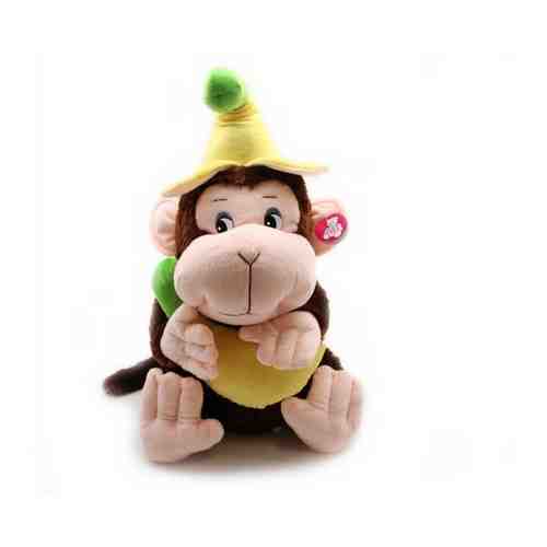 Мягкая игрушка Magic Bear Toys Обезьяна Сабина в шапке из банана 40 см. арт. 101414089278