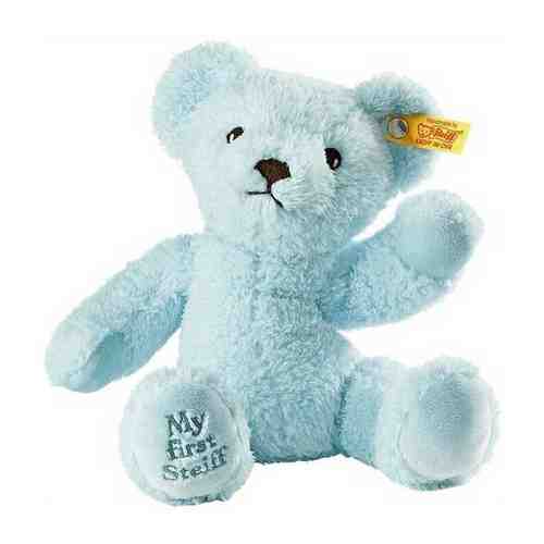 Мягкая игрушка Steiff My First Steiff Teddy Bear Blue (Штайф Мой первый мишка Тедди голубой 24 см) арт. 1736724260