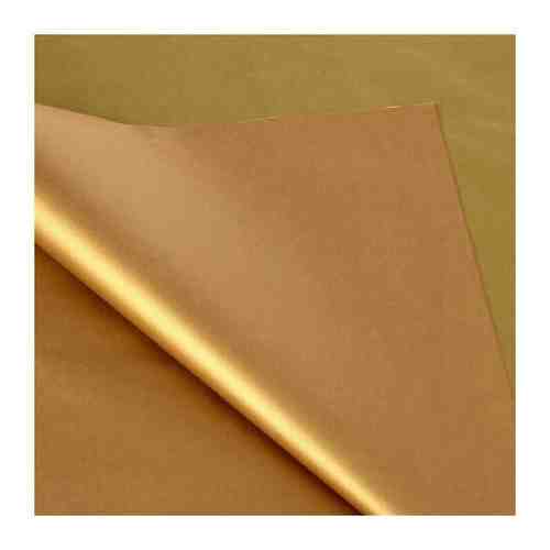 Набор бумаги тишью золотисто-бронзовый, 50 х 75 см 24 листа 1398060 арт. 101381685862