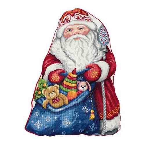 Набор для вышивания крестиком PANNA Подушка, Дед Мороз (PD-7186) арт. 101103341811