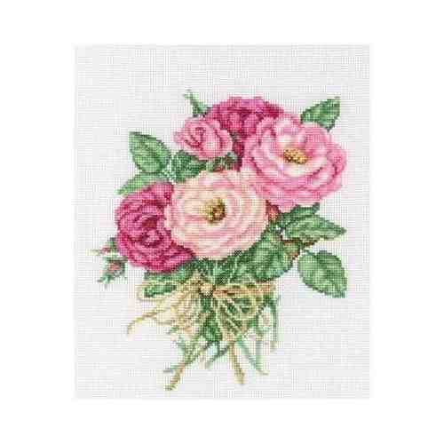Набор для вышивания крестом Букетик роз M563, 19x22 см см. арт. 663309134
