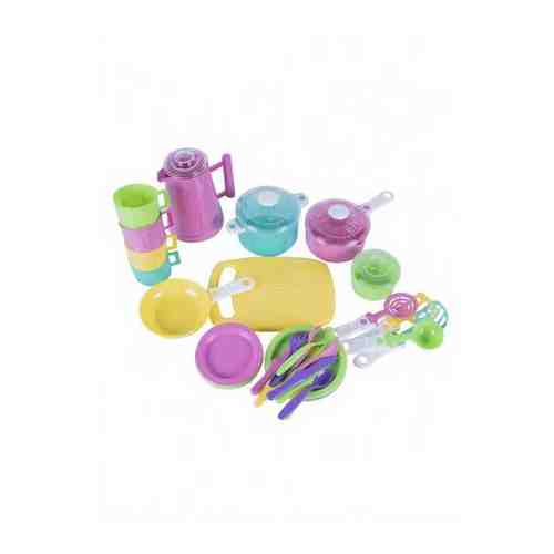 Orion Toys Набор посуды Iriska 6, 38 предметов, микс арт. 101410397459