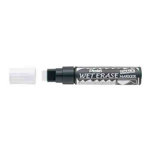 Pentel Маркер на водной основе Wet Erase Marker (двусторонний пишущий узел), белый, 10 мм/ 15 мм арт. 101393141969