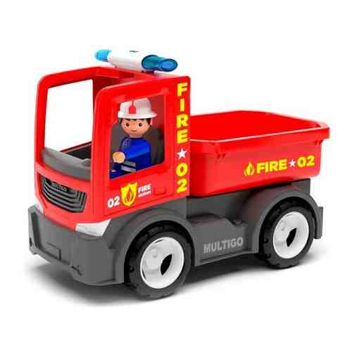 Пожарный грузовик Efko с водителем, 22 см (27284) арт. 100936030066