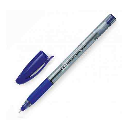 Ручка шариковая Attache Glide, Trio Grip, масляная, синий стержень арт. 101108293673