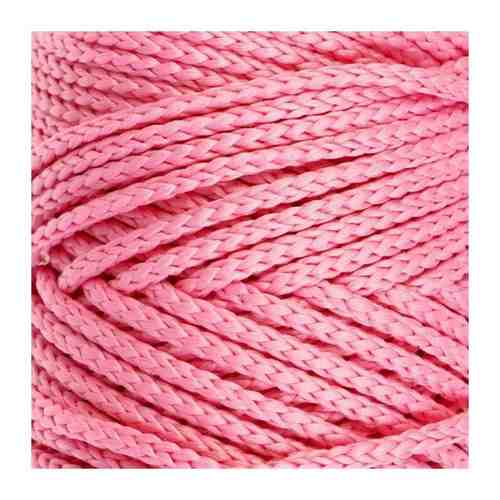 Шнур для вязания без сердечника 1% полиэфир. ширина 3мм 1м/21гр. (9 розовый) 2862177 арт. 101425561419