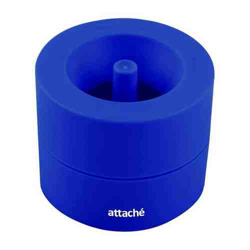 Скрепочница магнитная Attache, вертикальная, круглая, (синий) арт. 101214228336