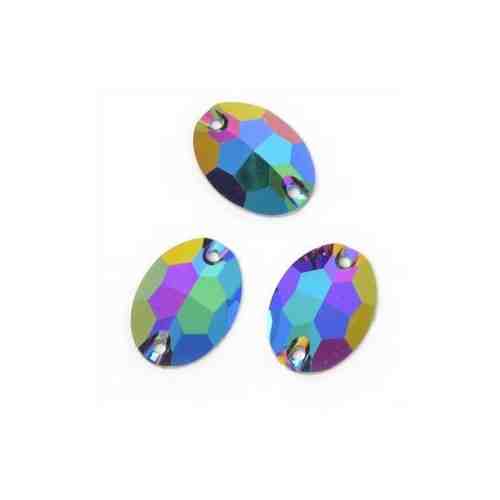 Стразы TESORO пришивные, акриловые, Resin Crystal, цвет 4, 11х16 мм, 10 шт (TS.ED5.2.04) арт. 100820112500