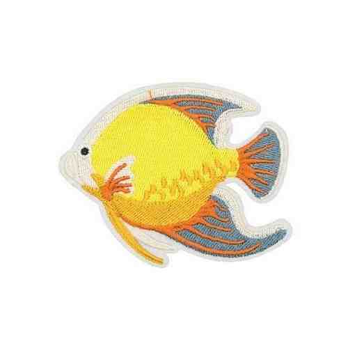 Термоаппликация Hobby&Pro 'Морская рыбка', желтая арт. 872978908
