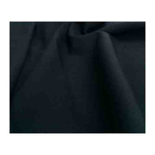 Ткань габардин черный для шитья одежды и рукоделия отрез 5 метров арт. 101570253635