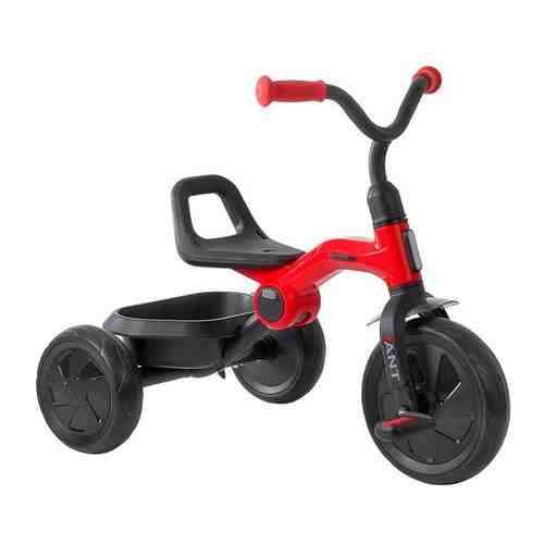 Велосипед Q-play 3-х колесный, без ручки, EVA колеса, d 9 и 7 дюймов, цвет красный, корзина (LH509R) арт. 101251579901