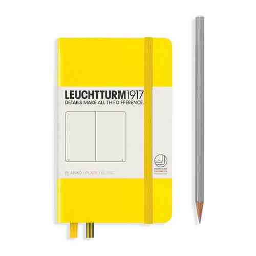 Записная книжка Leuchtturm A6 (нелинованная), лимонная арт. 101491778057